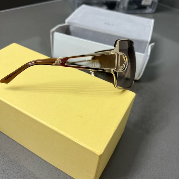 VINTAGE DIOR " DIORISSIMO " OVERSIZED BUBBLE GALLIANO ERA Y2K SUNGLASSES ITALY - Picture 12 of 16